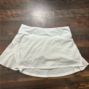 Lululemon White Tennis Skirt